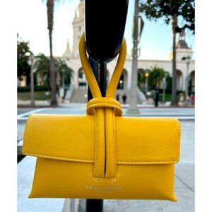 Aria Wrist Luxury Yellow Shoulder Bag